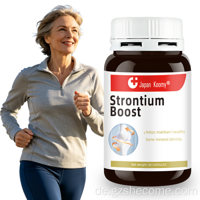 Shecome Strontium Boost Capsule Knochendichte-Mineralunterstützung